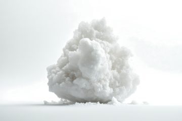 a white cloud cutout image and isolated on transparent background 