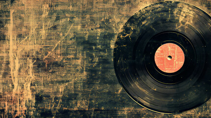 Old vintage paper cover overlay vertical frame with worn rough grunge effect. Retro vinyl album distressed and scratch rectangle mockup template design. Dirt and dust photo texture graphic filter set