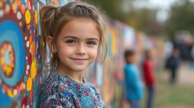 Children express creativity while painting colorful protest banners, showcasing enthusiasm for climate action and environmental awareness