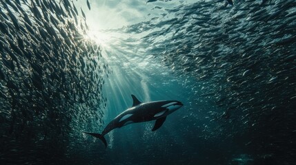 Orca Hunting: A Majestic Predator in the Deep Ocean