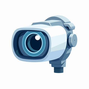 AI eye scanner illustration, technology and innovation concept