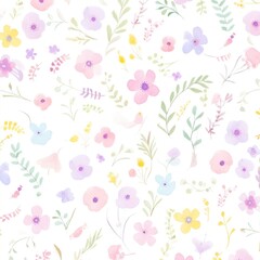 Flower pattern backgrounds plant.