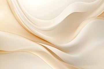 Creamy, flowing fabric drapes in soft, warm tones.  Delicate, elegant curves