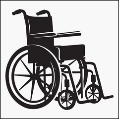 Fototapeta premium wheelchair silhouette