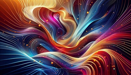 Obraz premium fractal burst arrangement