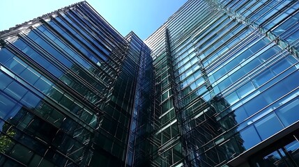 Fototapeta premium Modern Empty Home Office Room Interior With Blank Wall, Computer, Table, Bookshelf Mockup Frame -Ai