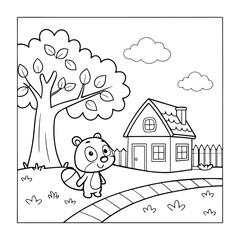 coloring book page