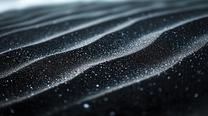 Black Sand Dunes: A Glimpse of Nature's Sparkle