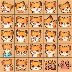 Paw Pal Kitten Character Sheet -Cute Kitten- 
