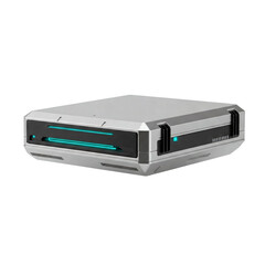 Data core isolated on transparent background