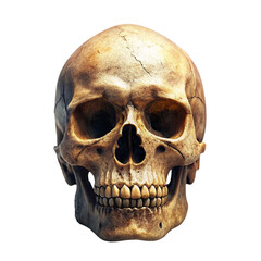 Obraz premium skull on white