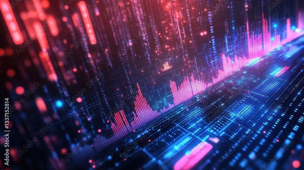 Poster data visualization trends digital space infographic design abstract environment dynamic perspective