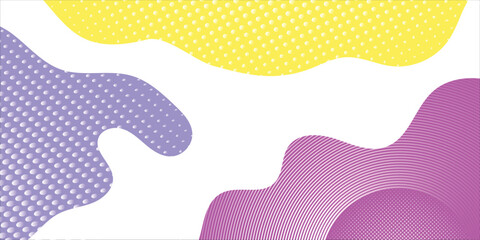 Colorful abstract geometric pop art background with  dot pattern. Vector pattern. overlay geometric design of trendy Memphis 80s-90s style.