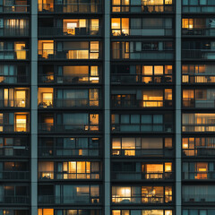 seamless glass facade building night texture tile modern skyscraper urban city cloud light dark windows for surface mapping architecture game design 2d flat	