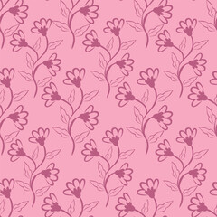 floral seamless allover design pattern