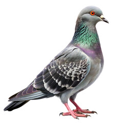 Fototapeta premium pigeon isolated on white background