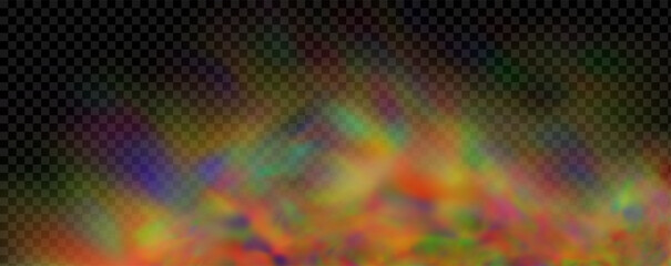 An explosion of colorful smoke clouds.Multicolor fog with blue and yellow particles.Explosions of color powder.