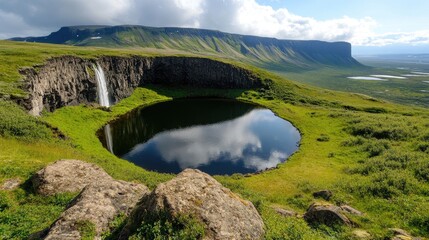 The wild landscapes of Iceland, where waterfalls and glaciers collide