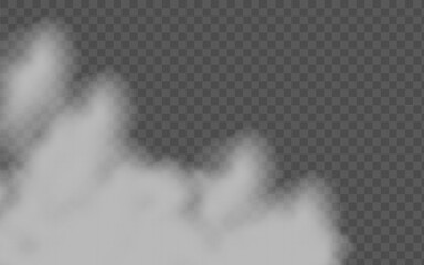 Realistic white fog, smoke on the left on a transparent background
Vector smoke, fog on a transparent background