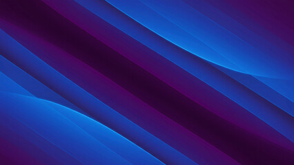 Fototapeta premium Abstract Blue and Purple Gradient Diagonal Lines Background Design