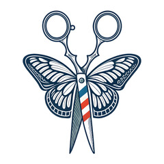 Butterfly Scissors Fusion A Creative and Elegant Symbol of Art and Utility