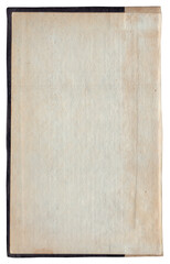 Vintage background of old ancient torn paper texture isolated