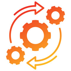 Change Glyph Gradient Icon