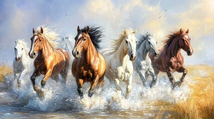 Racing forward – the wild energy of horses in nature