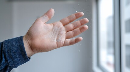 Hand Reaching Window Opportunity Growth Connection