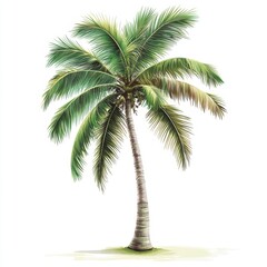 Tropical Palm Tree Illustration (4)