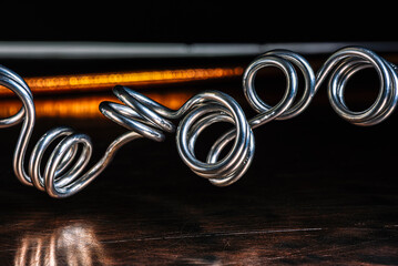 Raw materials and products of the metallurgical industry, metal components in the industrial space