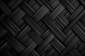 Intricate black woven pattern