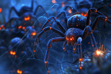 Haunted Webs: Spiders and Their Role in Halloween Decor