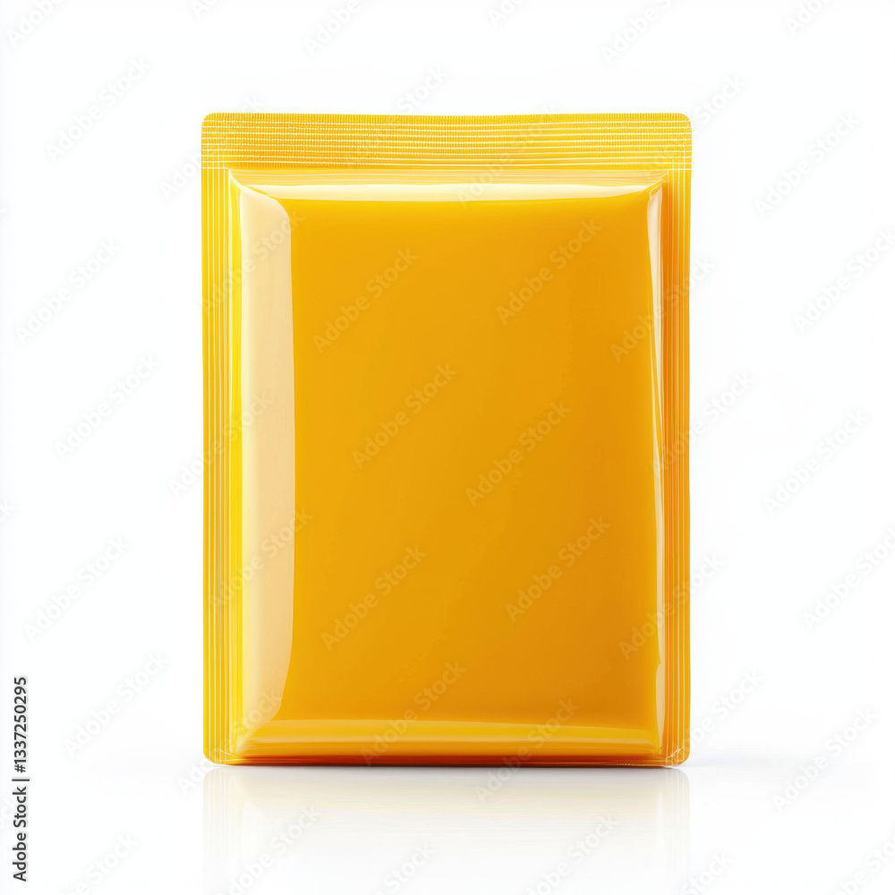 Aufkleber bright yellow plastic bag ideal for grocery shopping or carrying items perfect for everyday use with