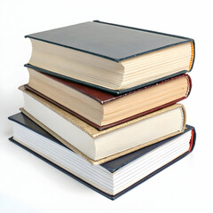 Stack of Old Books: Vintage Book Collection