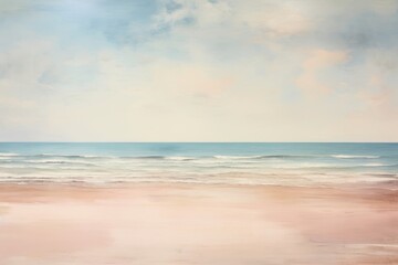 Obraz premium Beach outdoors painting horizon.