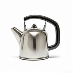 Obraz premium Classic kettle showcasing timeless design and practicality in a captivating still life arrangement with copy space for text to inspire culinary enthusiasts and home decor aficionados