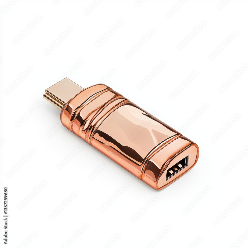 Poster contemporary usb flash drive displayed on a clean background showing its compact size and versatile 