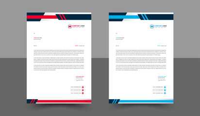 Aesthetic Classy Modern Letterhead Design Template