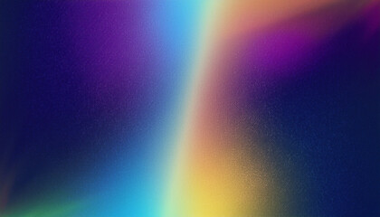 Obraz premium Multicolor abstract background with dust, noise and film grain. Blurred beautiful glow and bokeh. Holographic and scratched effects. Creative art wallpaper. Poster design. Generated AI