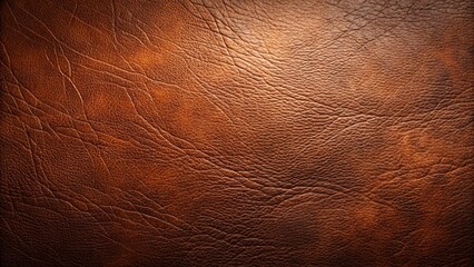 Fototapeta premium Rich Brown Leather Texture Background - Copy Space for Text or Design