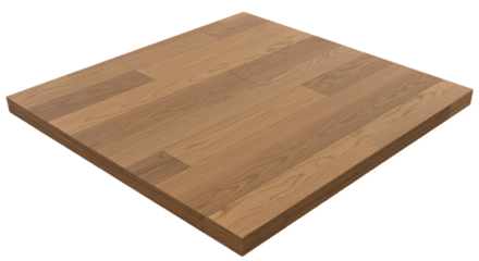 Square wood panel
