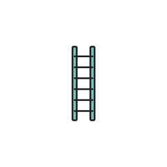 Ladder icon symbol vector illustration isolated on white background