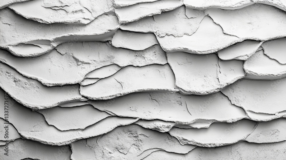 Poster a backdrop featuring white torn paper with a rough texture and multiple layers that overlap