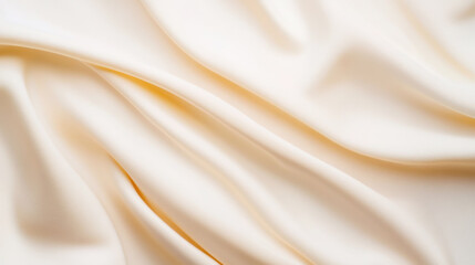 Obraz premium Soft sunlight patterns on beige linen fabric for interior design inspiration