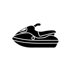 creative details Jet Ski Icon vector illustration