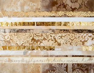 Watercolor landscape background