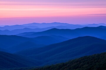 Fototapeta premium Majestic Mountain Ranges at Sunrise