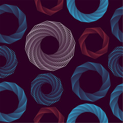 seamless pattern with circles