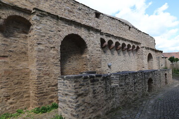 Blick in die Altstadt von Sangerhausen in Sachsen-Anhalt	